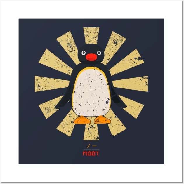 Pingu Noot Retro Japanese Wall Art by Nova5